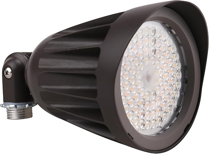 25W LED Bullet Spotlight Flood Light, 3CCT Selectable 3000K/4000K/5000K, 3500LM Commercial Outdoor Landscape Light | Lumora