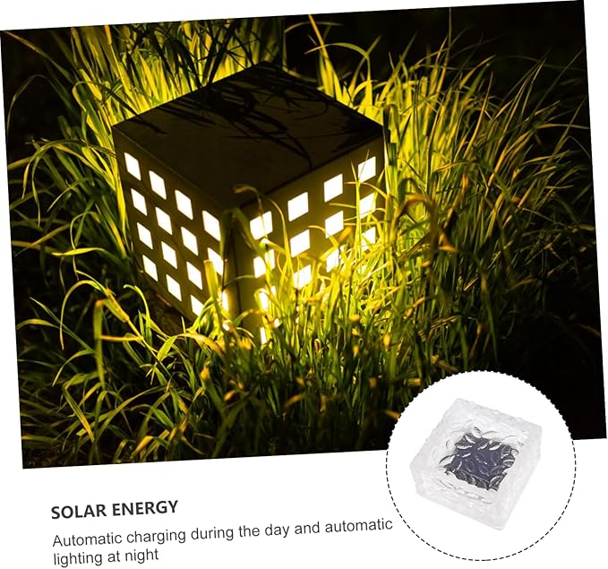 Lurrose LED Solar Pathway Lights Waterproof Outdoor Garden Ground Light Decorative Landscape Lighting for Patios | Lumora