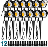ZUCKEO 10W Landscape Lighting Low Voltage LED Landscape Lights, IP66 Waterproof Landscape Spotlights Yard Lawn | Lumora