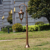 Lights Outdoor 1.4M Outdoor Landscape Street Light Antique E27 Edison Garden Glass Lantern IP55 Waterproof | Lumora