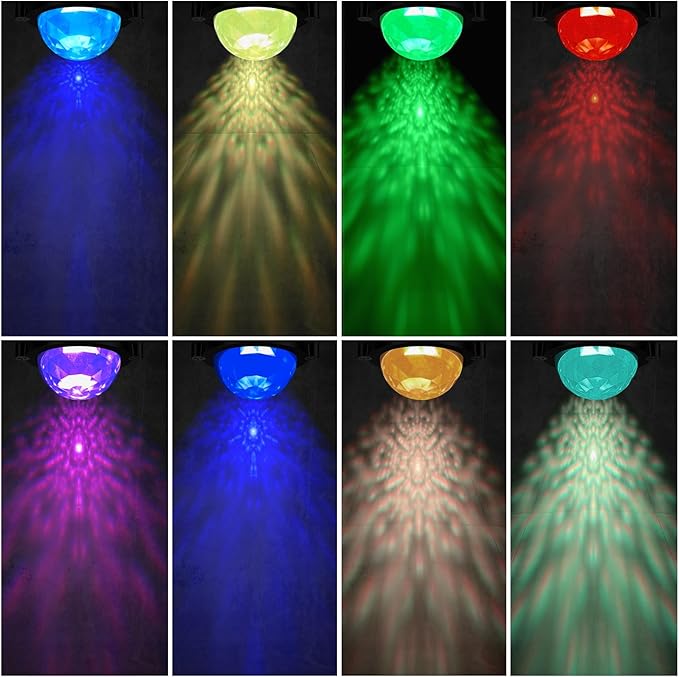 Christmas Halloween LED Spot Lights Outdoor Black Light Projector, 12W Color Changing Landscape Lighting Wired 120V | Lumora