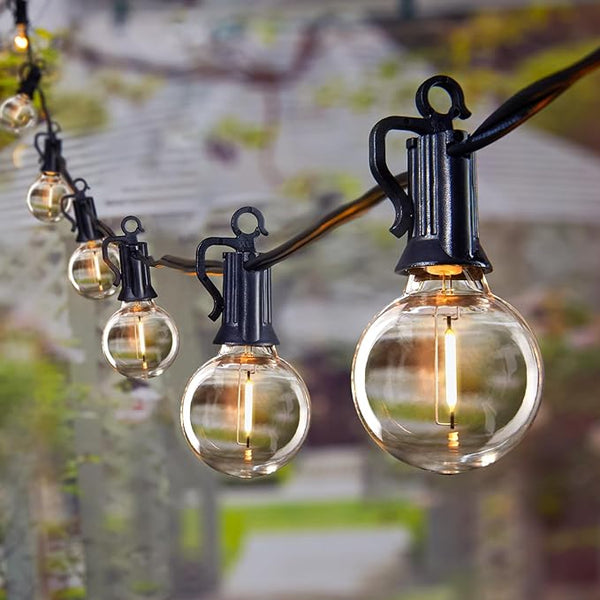 Brightown LED Outdoor String Lights Patio Lights 100FT with 104 LED Bulbs, Shatterproof Weatherproof Commercial | Lumora