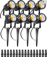 5W Low Voltage Landscape Lights Outdoor 12V AC/DC LED Landscape Lighting 3000K Warm White Waterproof Garden | Lumora
