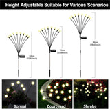 Firefly Lights Solar Outdoor, 8 Modes 800mAh Swaying Solar Firefly Garden Lights Stakes Outdoor Waterproof for | Lumora
