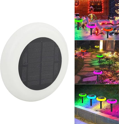 Hyuduo Solar Color Change LED Landscape Lighting for Patio Pathway Pool Yard Easy to Install Energy Saving, Hyuduo5gtiwdp90k