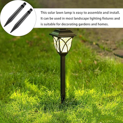 DOITOOL Ground Spike Lawn Lamp Insert 8.26In Landscape Lighting Stake for Outdoor Path Lights Yard Garden Decoration