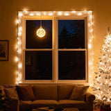 LUCKY SHINE 150 Warm White LED Christmas Lights, Commercial Grade 50 FT White Wire String Lights, UL Listed for | Lumora