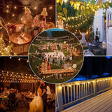 Svater Led Outdoor String Lights 25 FT with 25 Packs Replacement Bulbs | Lumora