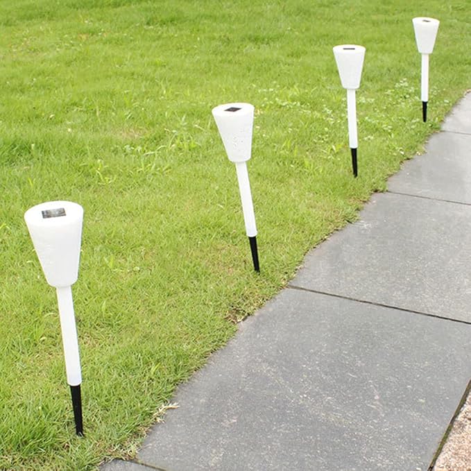 Solar Pathway Lights Solar Lights Outdoor Garden Decorative Waterproof Solar Powered LED Landscape Lighting for Lawn Patio Yard Walkway Driveway 3 Pack