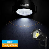 LED Landscape Spotlight Outdoor,IP65 Waterproof Garden Spotlights,5W AC 120V Yard Flood Light,Metal Ground Stake | Lumora