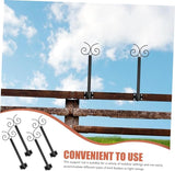 Milisten 1set Outdoor Hanger Pole for Bird Feeders and String Lights Easy Installation Support Rod for Terraces | Lumora