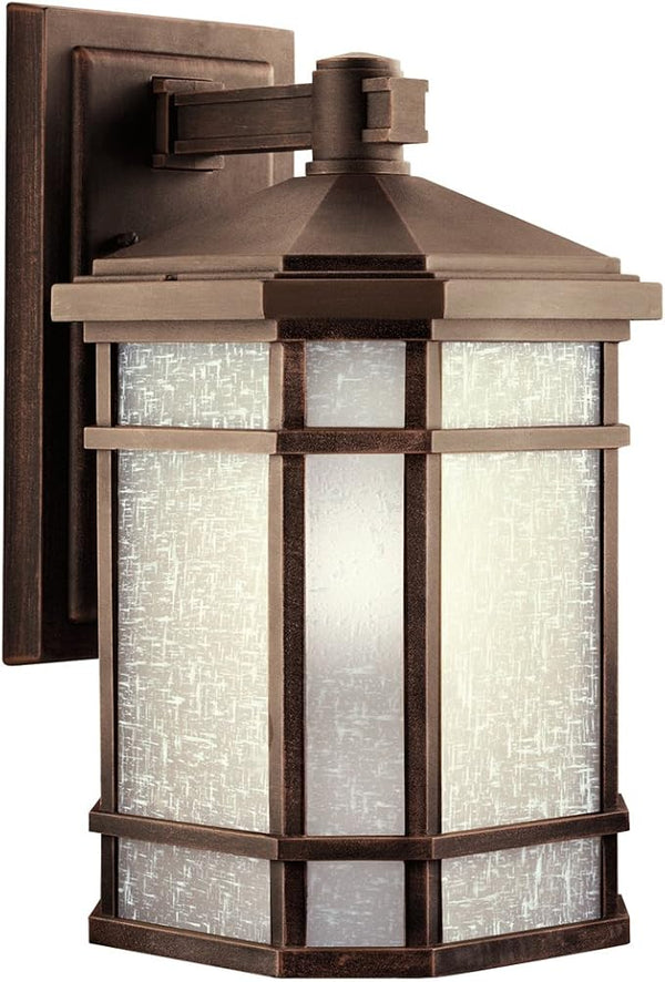 Kichler 9720PR Outdoor Wall 1-Light, Prairie Rock | Lumora