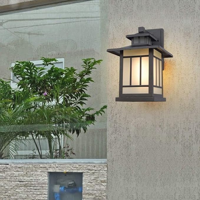 Household Simple Outdoor Wall Lamps,Fashion Victoria Retro Lantern,Waterproof Alumiexpression Artistique M Attic | Lumora