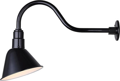 CANARM BL10WACBK Outdoor Aluminum Barn Light , Black , 10 Inch