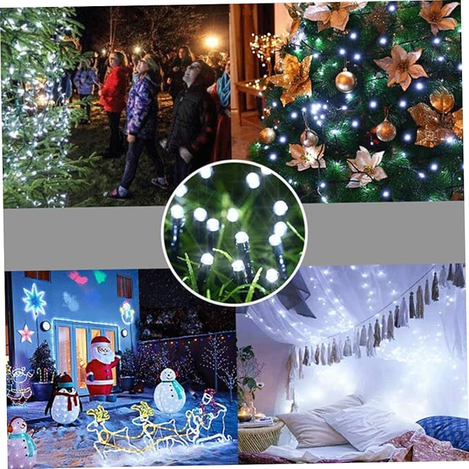 balacoo 2sets Solar Led String Lights Outdoor Garden Decor Led Solar Lights Auto Off Weatherproof | Lumora