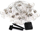 Solar String Light Outdoor Edison Vintage Plastic Hanging Waterproof String Lights for Deck Yard Tents Party Decor | Lumora