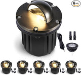 Gardenreet Landscape In Ground Well Lights - Brass LED Low Voltage Electric Ip65 Lights, 12V - Outdoor Path Light | Lumora