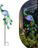 Garden Decor Solar Lights Peacock Lawn Light, for Yard Outdoor Decorations Ground Inserted Outdoor Waterproof | Lumora