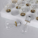 Efavormart 24 Pack | 11W Incandescent Warm White S14 Outdoor String Light Bulbs + 1 Extra Replacement Bulb Free for | Lumora
