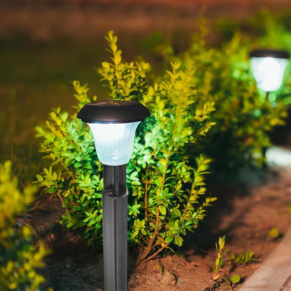 5pcs Solar Powered Plastic Ground Spike Lamp, Outdoor Landscape Lighting Stakes for Solar Lights, Durable Ground Plug, 5.5 Inches Height, Ideal for Gardens and Pathways