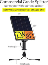 Brightech Ambience Pro Replacement Solar Panel - Compatible Only with Brightech Solar Powered Outdoor String Lights | Lumora