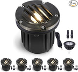 Gardenreet Landscape In Ground Well Lights - Brass Electric LED Low Voltage Ip65 Lights, 12V - Outdoor Path Light | Lumora