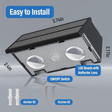 NIORSUN Solar Fence Lights,6 Pack Deck Light,Led Outdoor Lights 3000K/4500K/6000K+ RGB Up & Down Wall Lights | Lumora