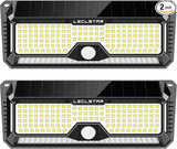 Solar Outdoor Lights - 4000Lm 268 LED Motion Sensor Lights Outdoor, IP65 Waterproof Led Security Lights Bright | Lumora