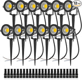 Low Voltage Landscape Lights 10W 12V Landscape Lighting with Connectors Warm White Waterproof Outdoor Spotlights | Lumora