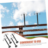 Happyyami 1set Outdoor Light Poles Support Rod Hanging Accessories for String Lights Bird Feeders Easy Installation | Lumora