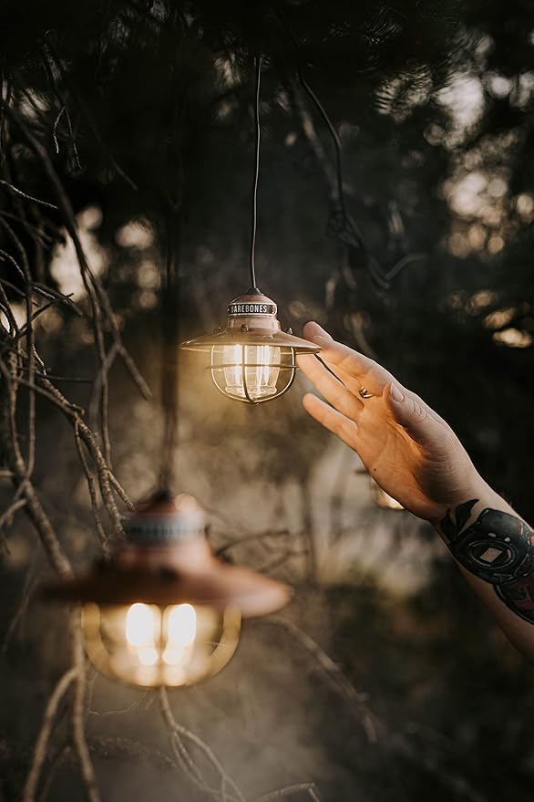 Barebones Edison Pendant Light – Copper, Vintage Rustic USB LED Hanging Light for Outdoor and Indoor Use – | Lumora