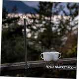 Totority 2sets Outdoor Hanging Light Support Rods Heavy Duty Poles for String Lights and Bird Feeders Easy | Lumora