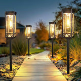 KOOPER Taller Solar Pathway Lights Outdoor, 2 Pack Upgraded Brighter Solar Garden Lights Solar Powered, Up To 15 | Lumora