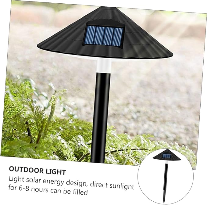Solar Energy Lawn Lamp with Light Sensor, Waterproof Outdoor Garden Path Light, Warm LED Landscape Lighting for Yard Decor
