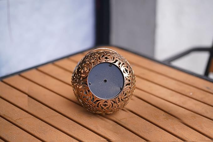 Garden Solar Lights Multi-Color Changing LED Flower Stake Light Decorative Landscape Lawn Yard Outdoor Lights The Length is About 145*145*155mm/6 *6*6inch