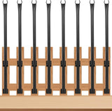 GCCSJ 5 FT String Light Poles for Outside 8 Pack Heavy Duty Metal Poles for Deck Easy to Install String Lights | Lumora