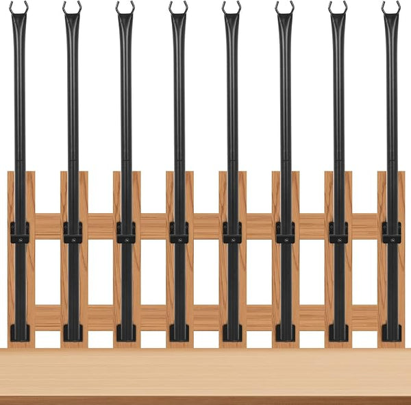 GCCSJ 5 FT String Light Poles for Outside 8 Pack Heavy Duty Metal Poles for Deck Easy to Install String Lights | Lumora
