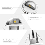 10 Pack LED Stair Lights Kit Outdoor 1-2/5" 0.2W-0.4W Low Voltage Waterproof IP65 Multi-Color RGB Recessed Wood LED | Lumora