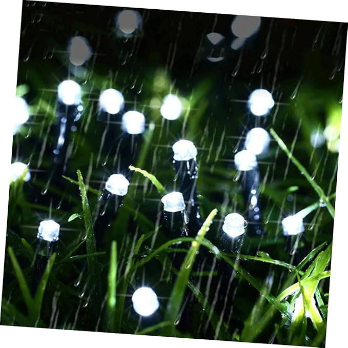 2 Sets LED Solar String Lights Outdoor Decorative Lighting for Garden Patio Xmas Tree Party Decor Weatherproof | Lumora