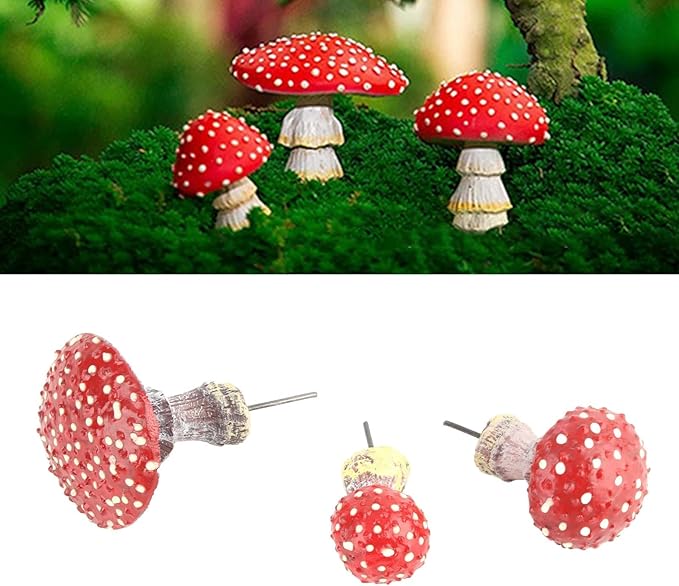 Mushroom Lights Solar Garden Decor, Solar Powered Lasting Mushrooms Stake Lightings for Garden Pathway Landscape Yard Decorations Outdoor