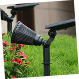 Uonlytech 2pcs Led Solar Garden Path Lights Ground Plug RGB Landscape Spotlights Outdoor Patio Lighting No Wiring | Lumora