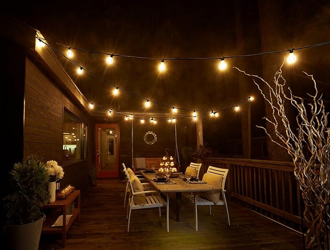 Bulbrite 25 ft, 15-Socket (E12) Decorative String Light Kit with Clear Incandescent (G12) Light Bulbs, 10 Watt | Lumora