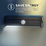 Home Zone Security Solar Step Lights - Motion Sensor LED Outdoor Deck and Step Lights with No Wiring Required | Lumora