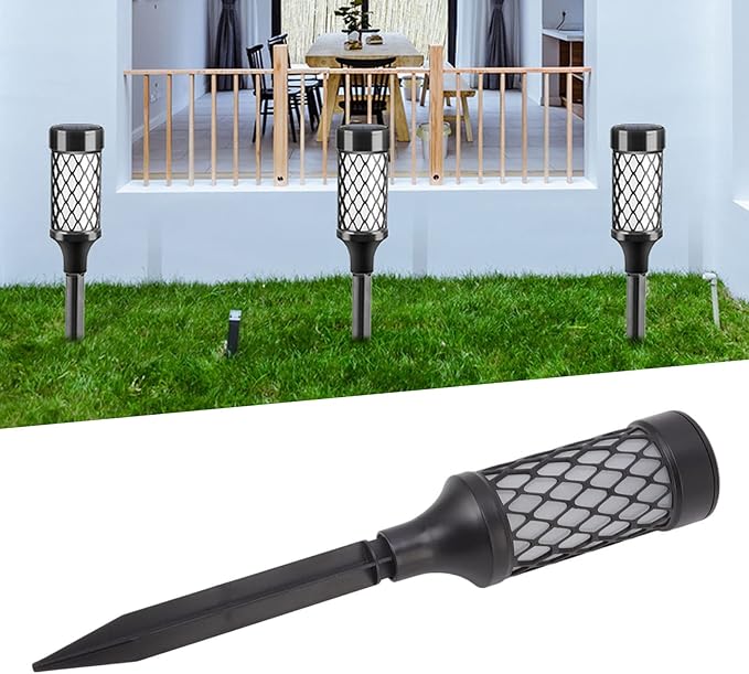 Tyenaza Solar Landscape Light, Outdoor LED Solar Garden Lamp - Waterproof Solar Pathway Lights for Patio Lawn Path - Decorative Solar Lights