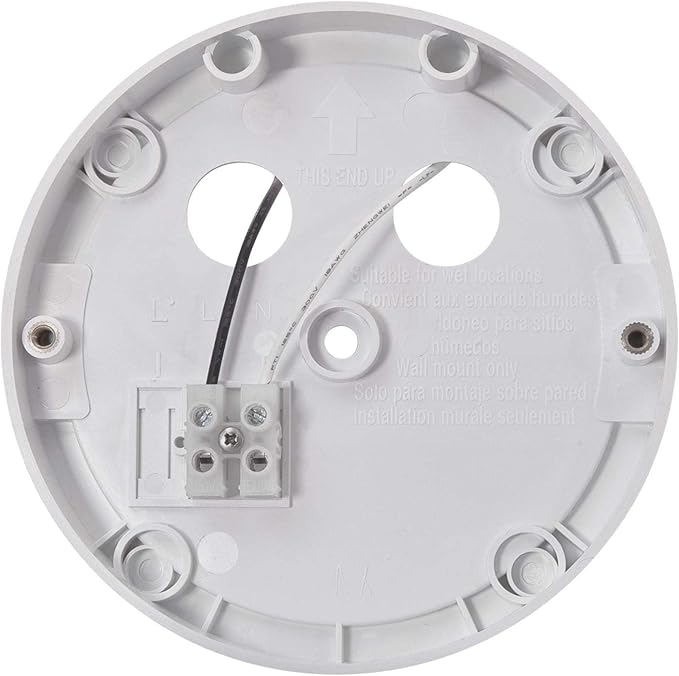 Westinghouse 6364200 Two-Light 18 Watt LED Outdoor Security Wall Light with Motion Sensor, White Finish with Acrylic Lens