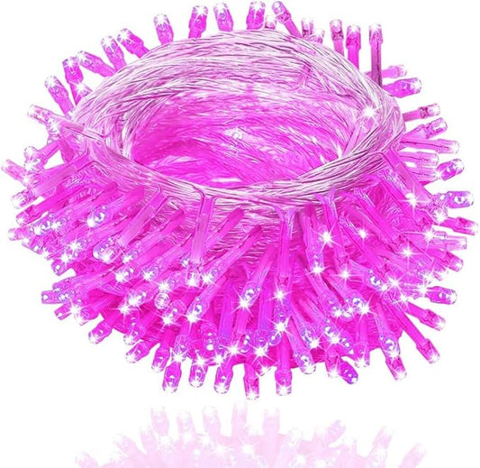 FULLBELL Room Decorations Easter Lights 33 Ft 100 LED Memorable Pink LED String Lights Tree Indoor Outdoor