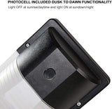 13W LED Wall Pack Light,Dusk to Dawn Led Outdoor Lighting 1600lm 5000K Daylight White, IP65 Rating,Outdoor Security | Lumora
