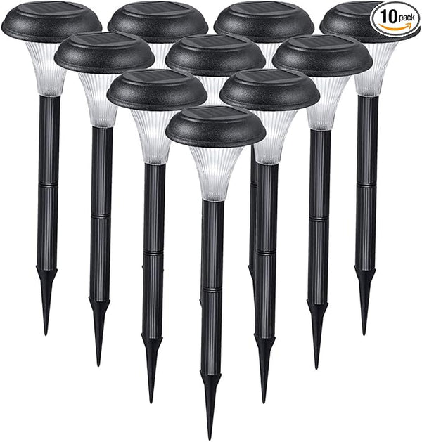 GardenBliss Best Solar Lights for Outdoor Pathway, 10 Brightest Light Set for Walkway, Patio, Path, Lawn, Garden | Lumora