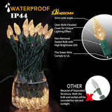 70 Counts Warm White LED Christmas Lights – 35.5ft White Christmas Lights Outdoor Commercial Grade Waterproof | Lumora