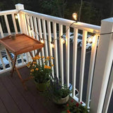 SUNSGNE 25Ft Outdoor String Lights with 27 Edison Bulbs (2 Spare), Waterproof Connectable ST35 String Light for | Lumora